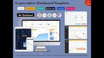Crypto Responsive Web Application Kit Template