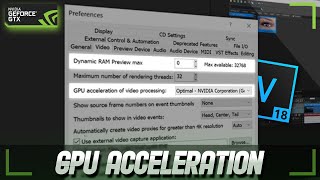 sony vegas pro list of gpus