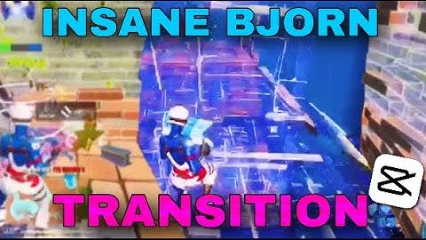 How to make this *INSANE* Bjorn Transition for your (Fortnite) Montage/Edit for *FREE* on | CapCut