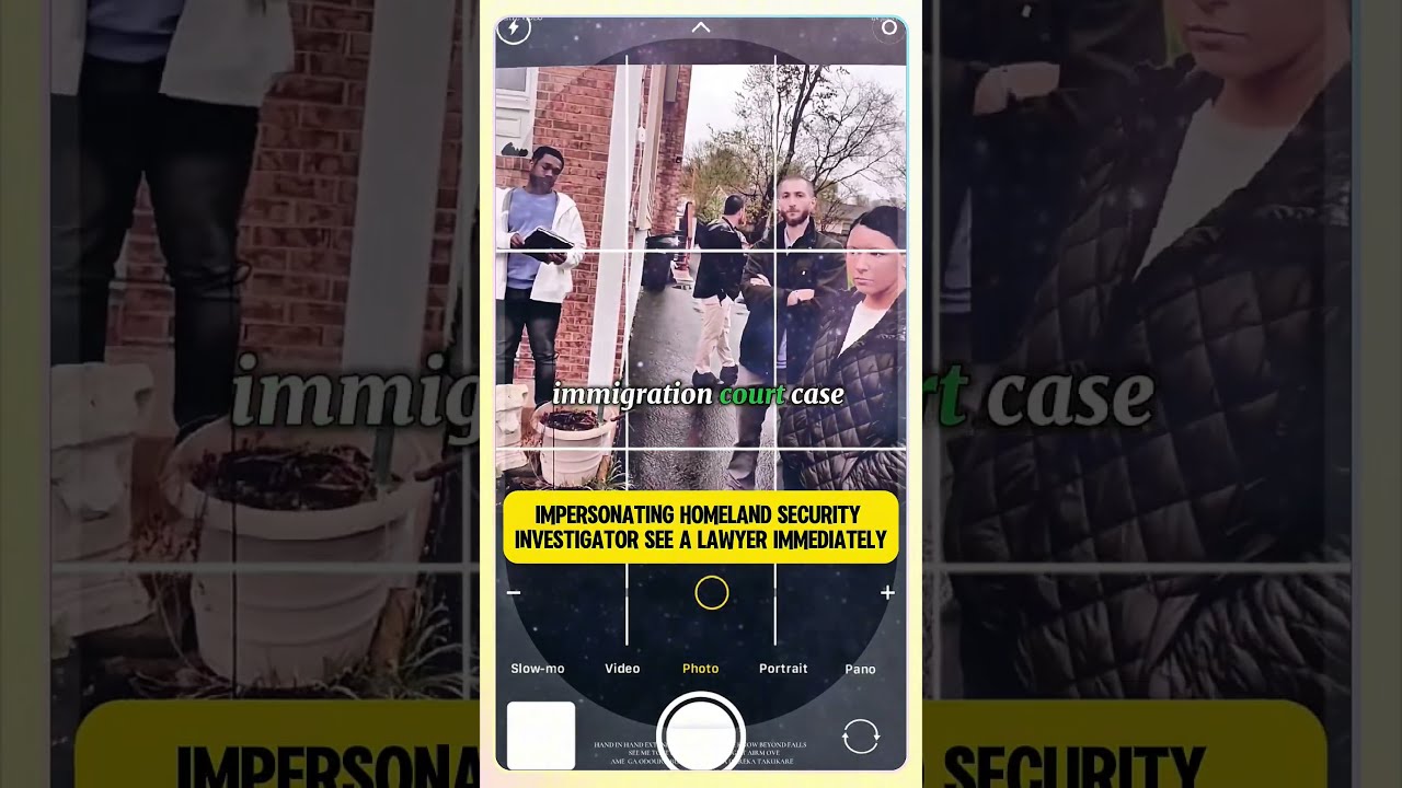 Impersonating Homeland Security Investigator See A Lawyer Immediately 1