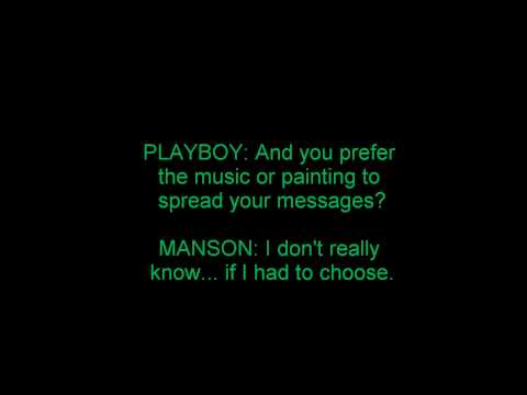 Marilyn Manson: "I'm very shy" By Arturo J. Flores
