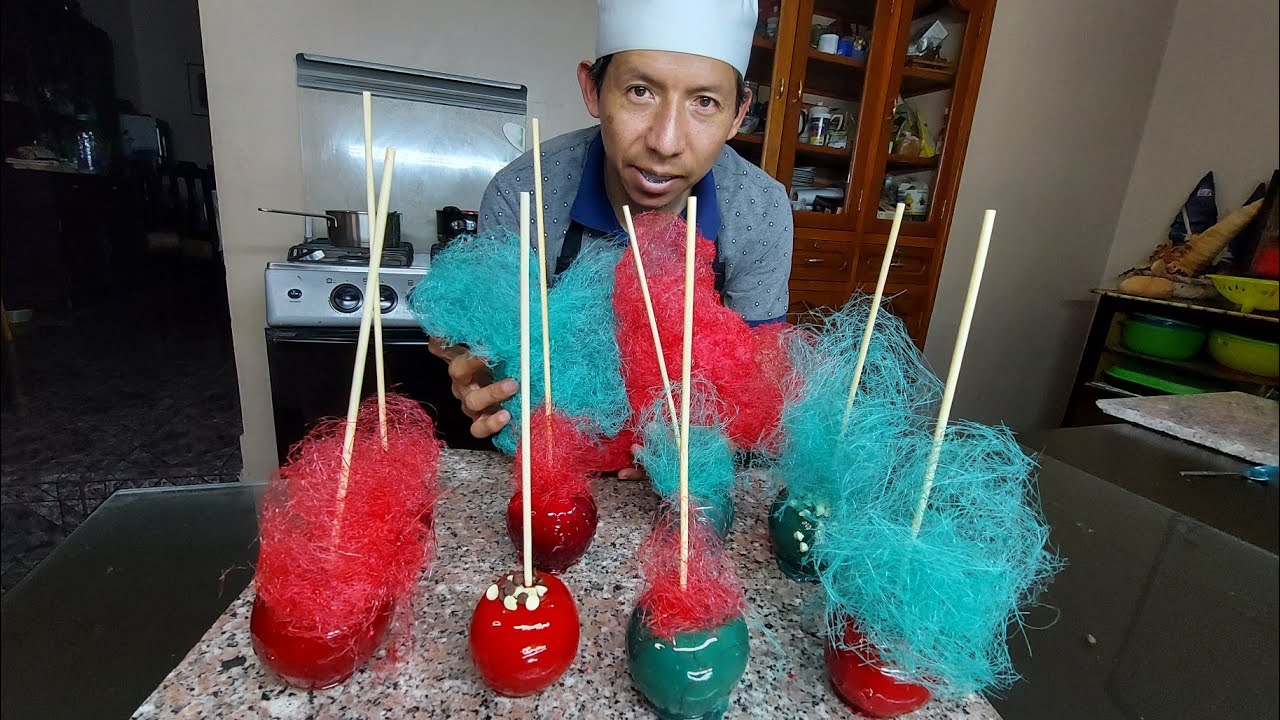 Aprende de forma muy fácil  Acaramelizar tus Manzanas (con el toque de Luis) Ecuador