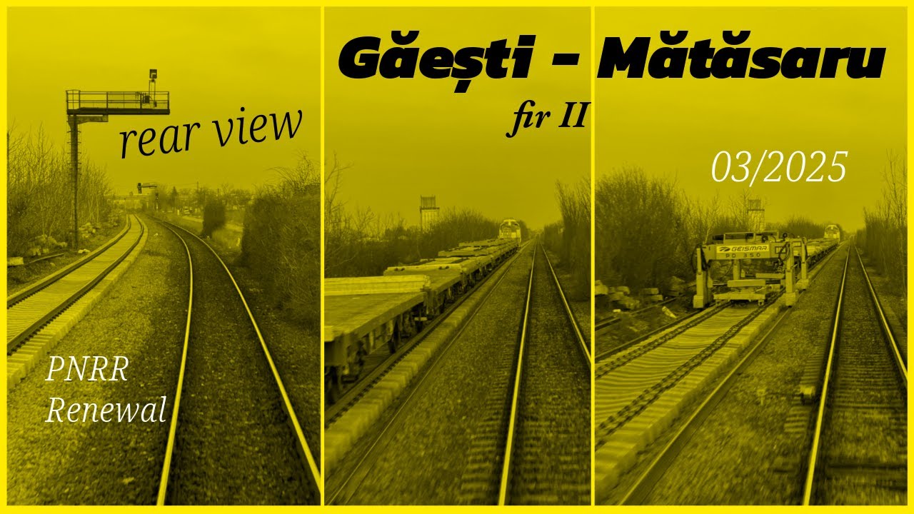 🚧👷(M101) Găești - Mătăsaru rear view  | 24 Martie 2025