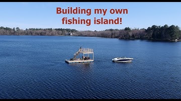 DIY building Floating dock with plastic barrels inspired by RCLifeOn Youtube channel