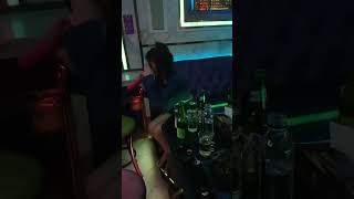 Girls Have Fun At Karaoke