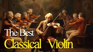 Classic violin masterpieces | The famous music by Tchaikovsky, Paganini, Vivaldi, Beethoven.