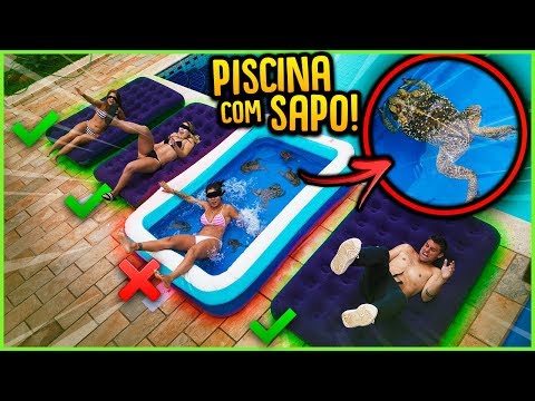 NÃO ESCOLHA A PISCINA ERRADA DOS SAPOS!! ( TESTE DE CONFIANÇA ) [ REZENDE EVIL ]