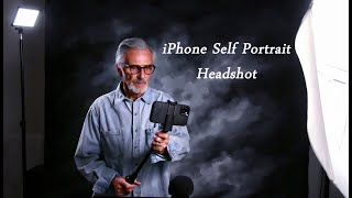 iPhone Self Portrait Headshot Using 2 LED Light Panels screenshot 5