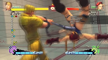 SUPER STREET FIGHTER 4 AE Ver.2012 - Cody 25 hits U2 combo [1080P]