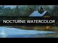 NOCTURNE WATERCOLOR