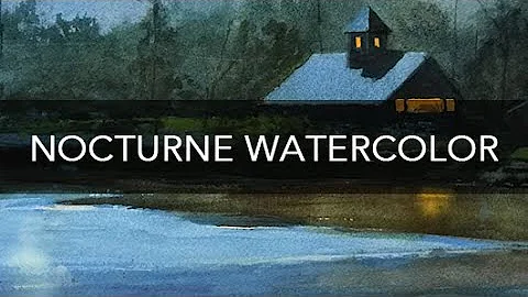 NOCTURNE WATERCOLOR