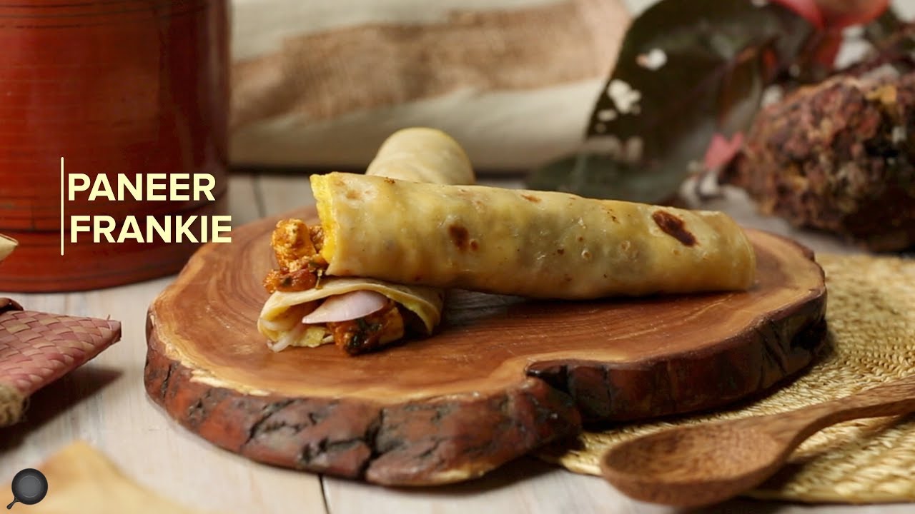 Paneer Frankie Recipe | Paneer Kathi Roll | Indian Street Food Favorite