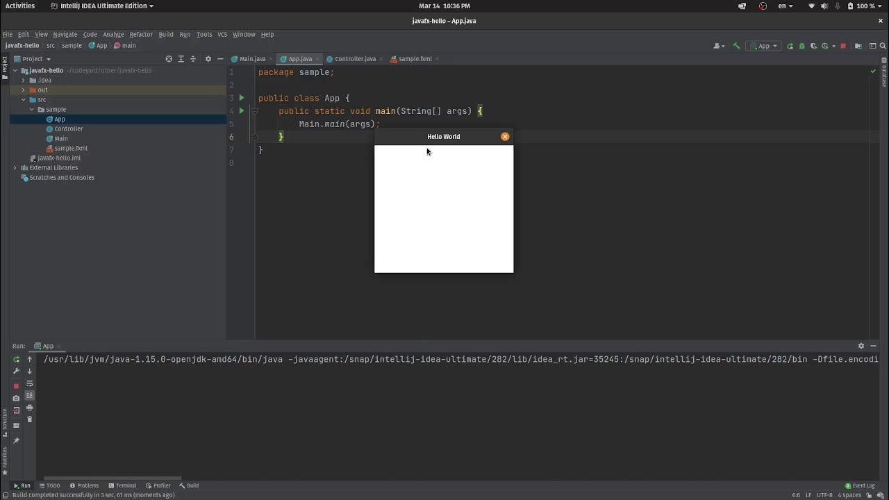 Kreiranje JavaFX Hello World aplikacije - YouTube