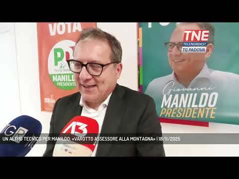 UN ALTRO TECNICO PER MANILDO: «VAROTTO ASSESSORE ALLA MONTAGNA» | 18/11/2025