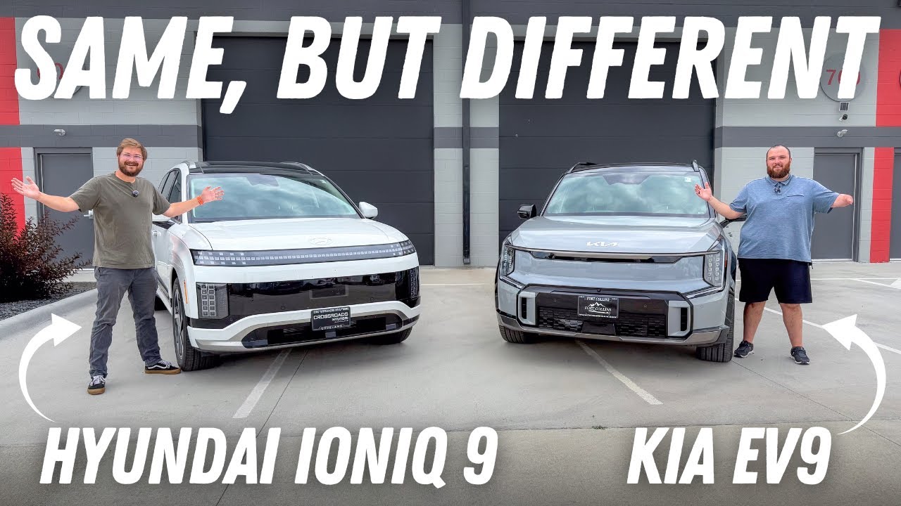 Hyundai IONIQ 9 vs Kia EV9! Similar, But Surprisingly Different