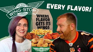 We tried Every Flavor at Wing Stop || Atomic is GROSS!