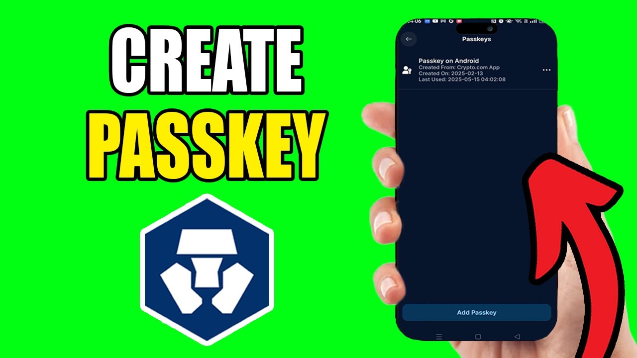 How To Set Up Passkey On Crypto.Com | Create A Passkey On Crypto.Com -  YouTube