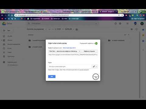 Google Drive'da Erişim İzinleri