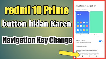 Redmi 10 prime back button setting !! redmi 10 prime navigation key change kaise kare