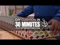 Make a Box Corner Cushion - The 30 Minute Cushion