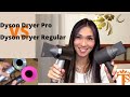 Dyson SuperSonic Hair Dryer Pro Edition VS Regular, Professional HAIRSTYLIST REVIEW