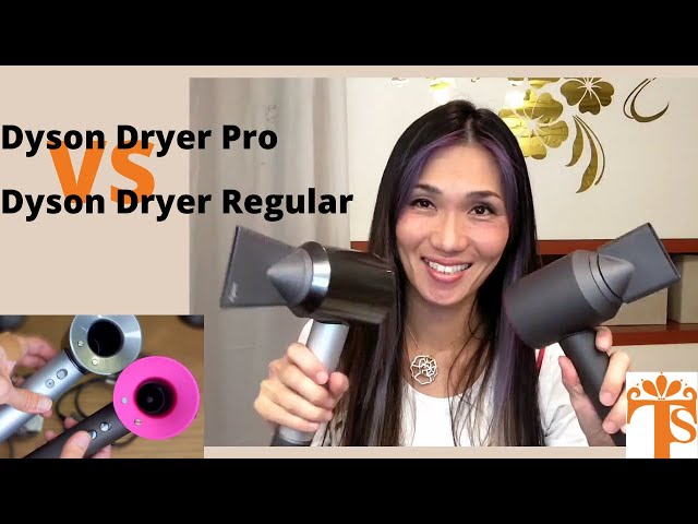 Spænding James Dyson mistet hjerte Dyson SuperSonic Hair Dryer Pro Edition VS Regular, Professional  HAIRSTYLIST REVIEW - YouTube