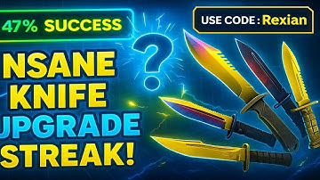🔥🔪 INSANE KNIFE UPGRADE STREAK! WE HIT MULTIPLE HUGE KNIVES! (csgocases promo code 2025)