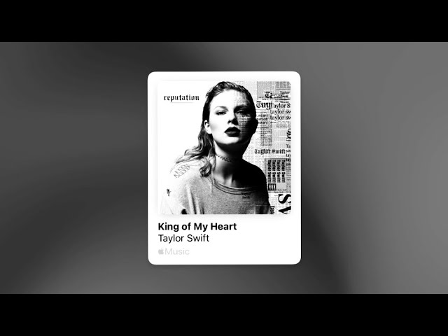 Taylor Swift - King of My Heart (Slowed & Reverb) class=