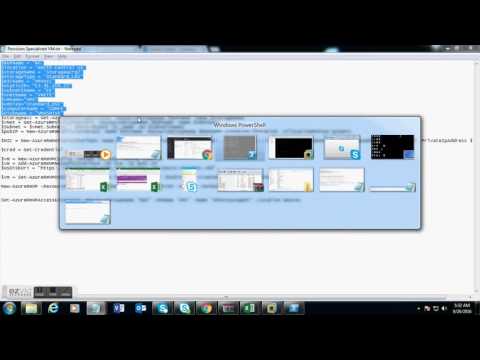 Creating VM Using
