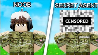 I became a SECRET AGENT in the Roblox British Army