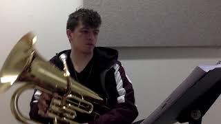 Brass Tech  Playing Test #2   Euphonium