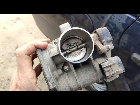Лада гранта Дроссельная заслонка Очистка