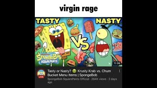Virgin Rage But Spongebob & Plankton Sing It Fnf Cover