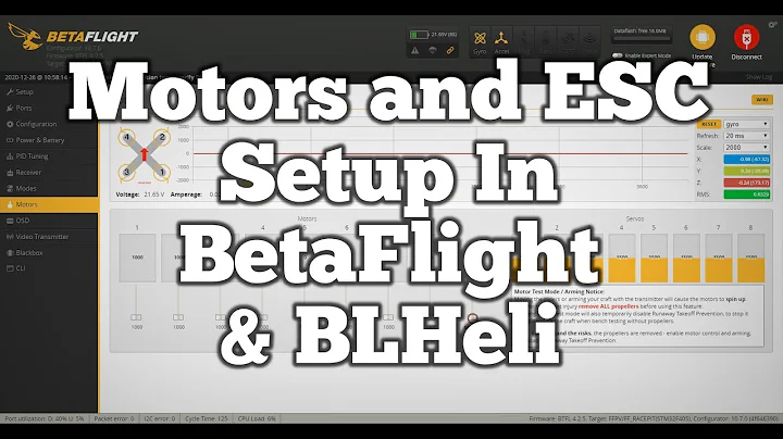 [Betaflight Basics] Setting Up Your Motors & ESCs in Betaflight and BLHeli Suite