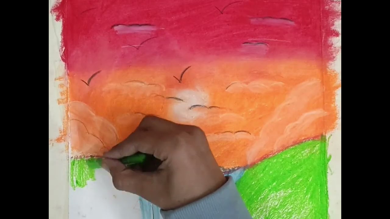 Scenery drawing ❤️