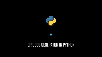 How to generate QR code in python || Coding for free
