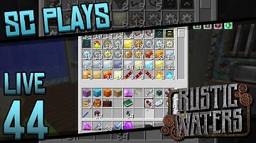 Seablock: Rustic Waters | "Prepping Materials" - Part 44 LIVE | Modded 1.12.2