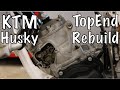 KTM Husqvarna 2 Stroke Top End Rebuild Tutorial (Husqvarna TC 125) *UPDATEs* in Video description