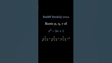 BmMT Berkeley Mini Math Tournament 2025 Preparation | 2024 Team Round | Vieta