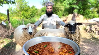 Delicious meat cooking recipe you should must try #sheep #meat #recipe #food #mountains #village