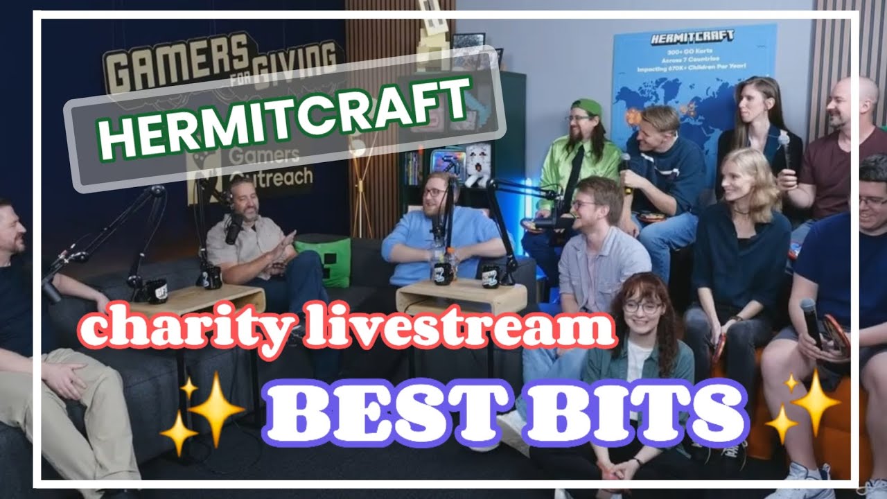 BEST BITS from the Hermitcraft charity livestream!