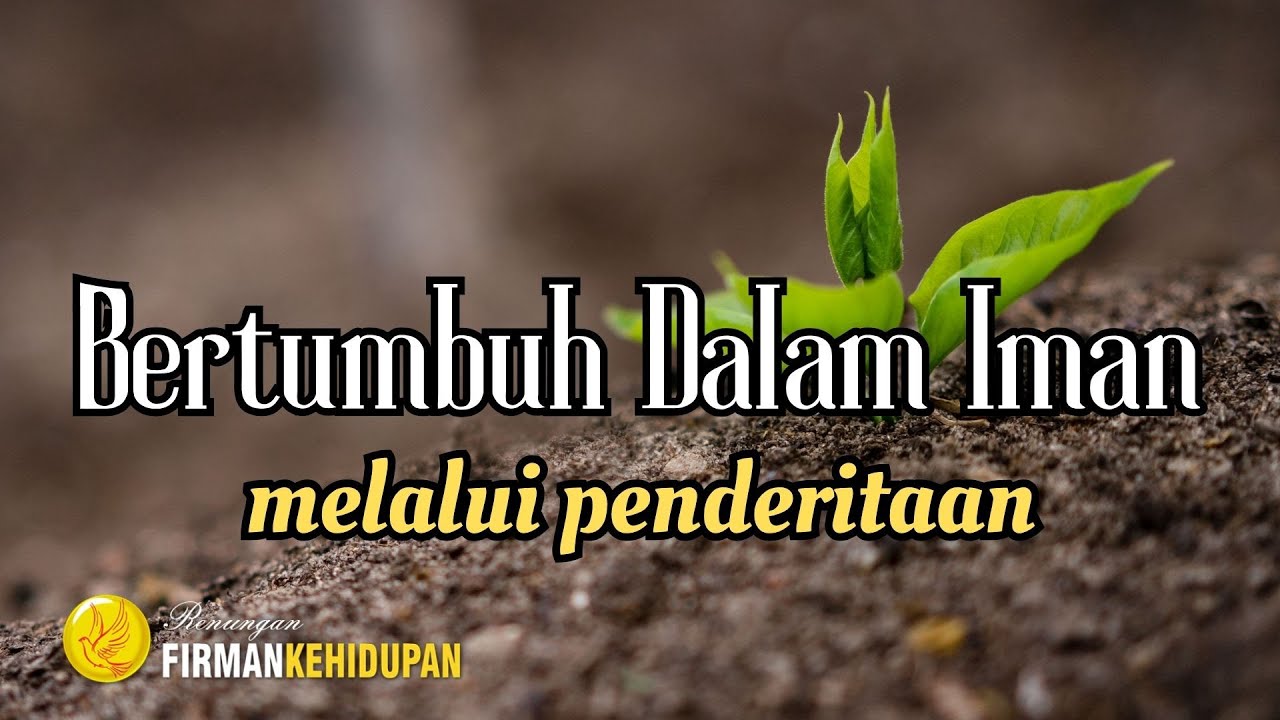 Bertumbuh Dalam Iman Melalui Penderitaan | Renungan Pagi | Doa Pagi