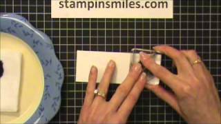 Baby Wipe Technique with Stampin' Up! French Foliage and Ink Refills