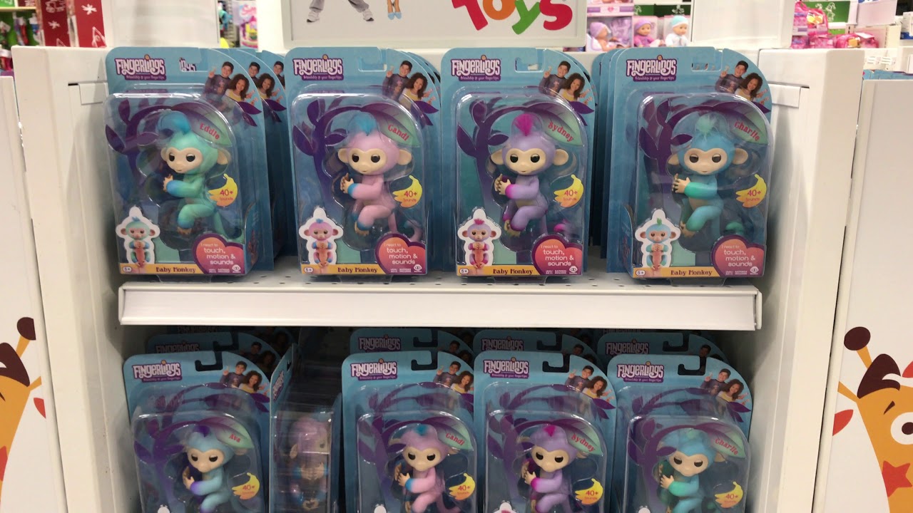 Fingerlings Display I Did at Toys R Us