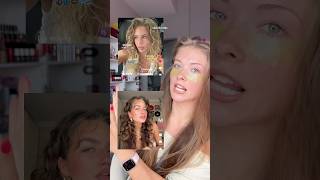 trying to get my straight hair to look “naturally” curly  💆🏼‍♀️✨💕 #hairtutorial #hairinspo