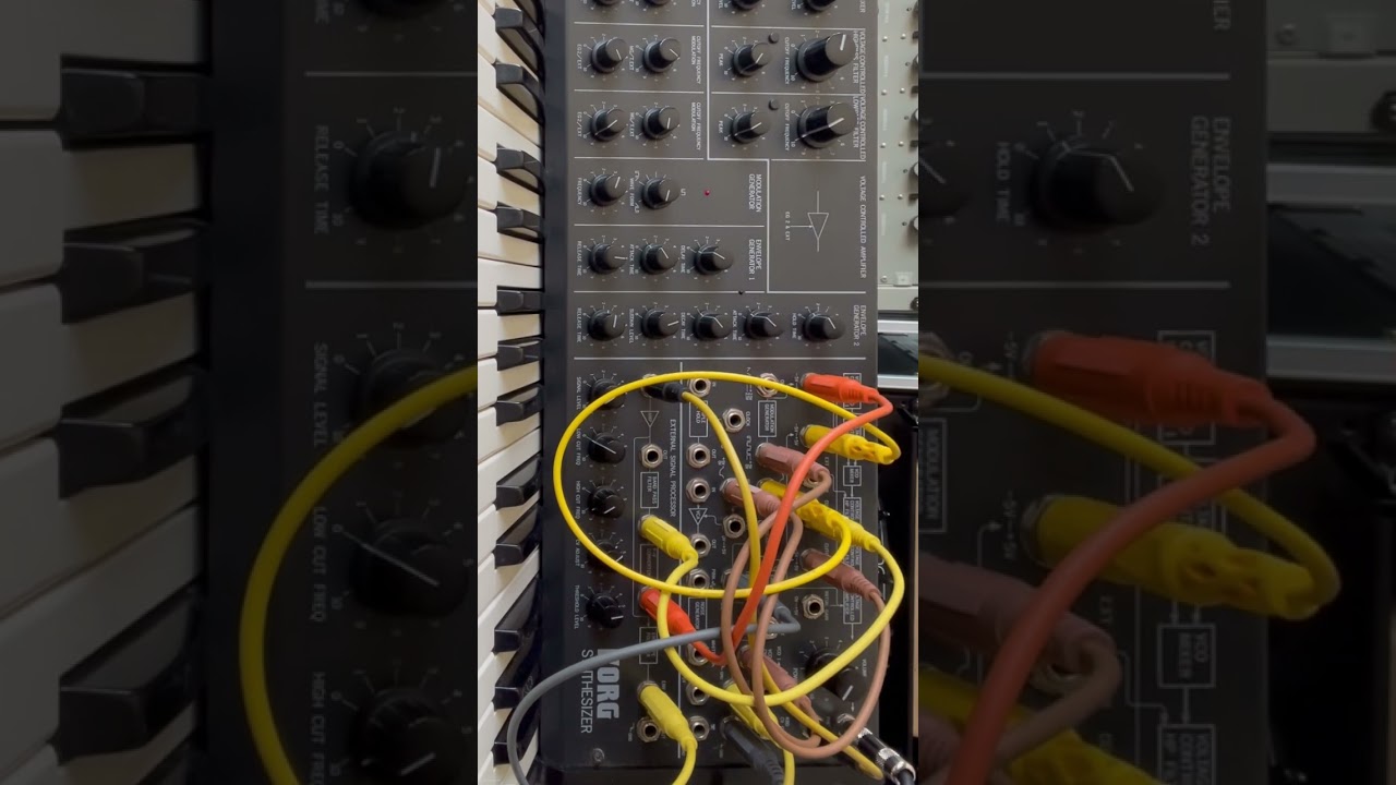 8/1/23 Korg MS-20 MKI + DeltaLab Effectron II + Tapco 4400 (feedback) + CXM 1978 (feedback)