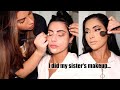 I did my sisters makeup vlogmas day 2