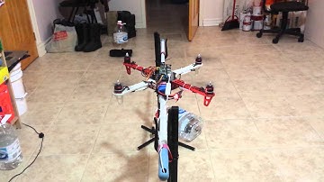 Raspberry Pi Quadcopter - Roll Testing