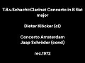 Capture de la vidéo T.b.v.schacht:clarinet Concerto In B Flat Major/D.klöcker(Cl) & J.schröder & Concerto Amsterdam 1972