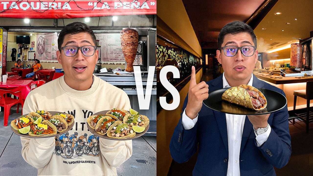 CUANTOS TACOS PUEDO COMPRAR EN UNA TAQUERIA CARA VS BARATA CON EL MISMO PRESUPUESTO